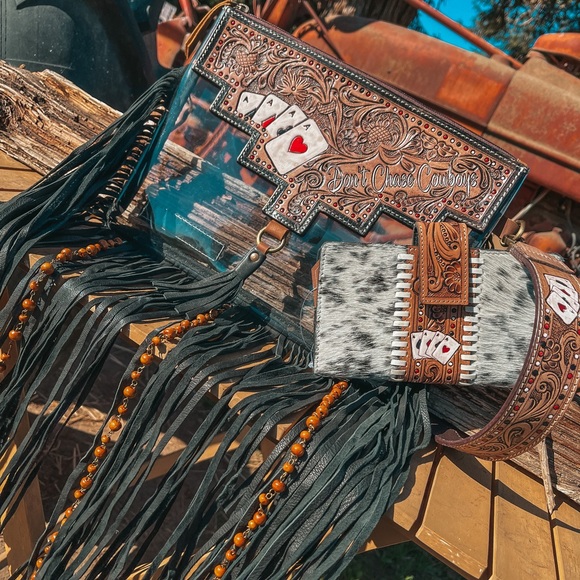 Don’t Chase Cowboys Wallet a Haute Southern Hyde by Beth Marie Exclusive - Picture 5 of 6